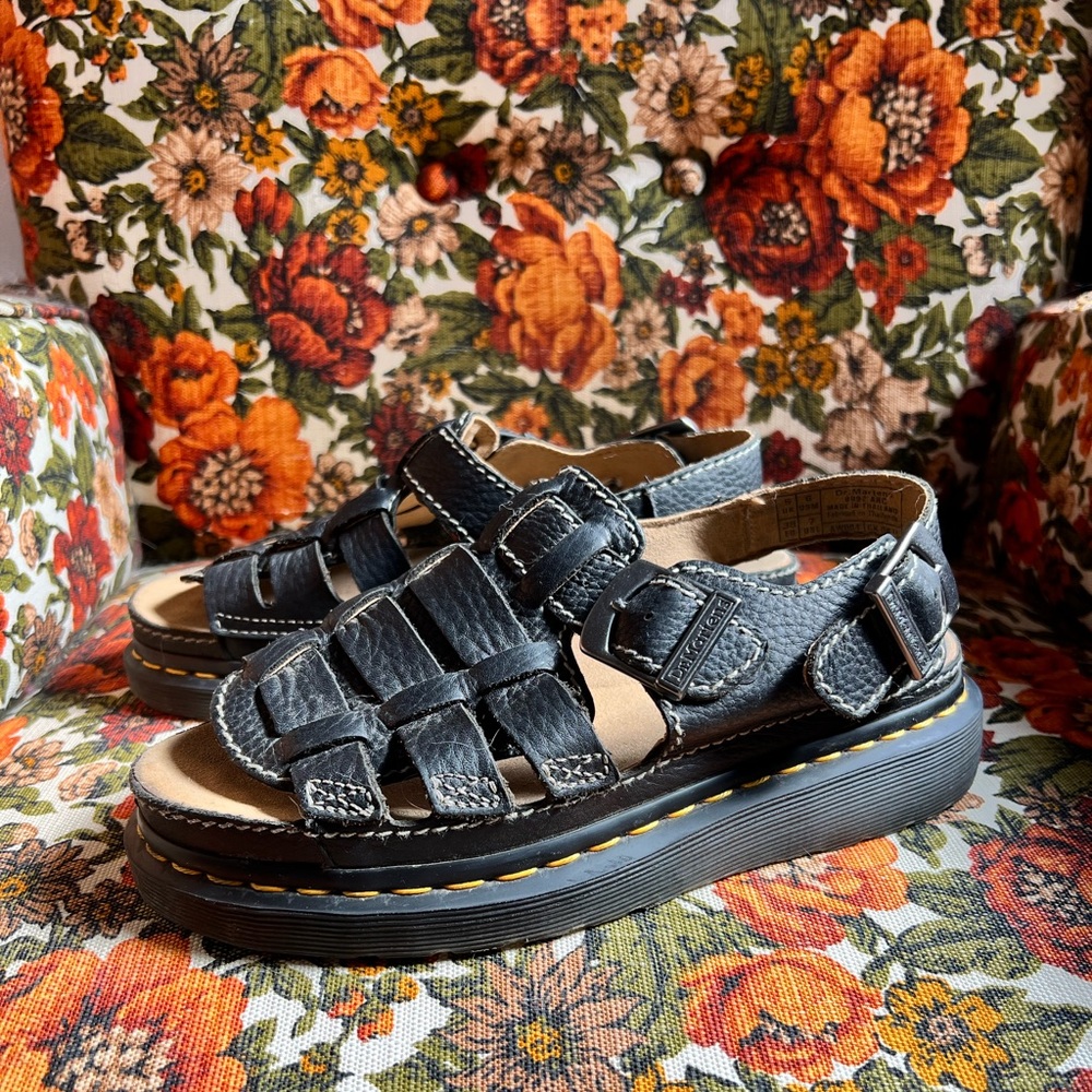 Dr Marten Leather Fisherman Sandals